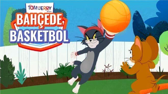 Tom ve Jerry - Bahçede Basketbol